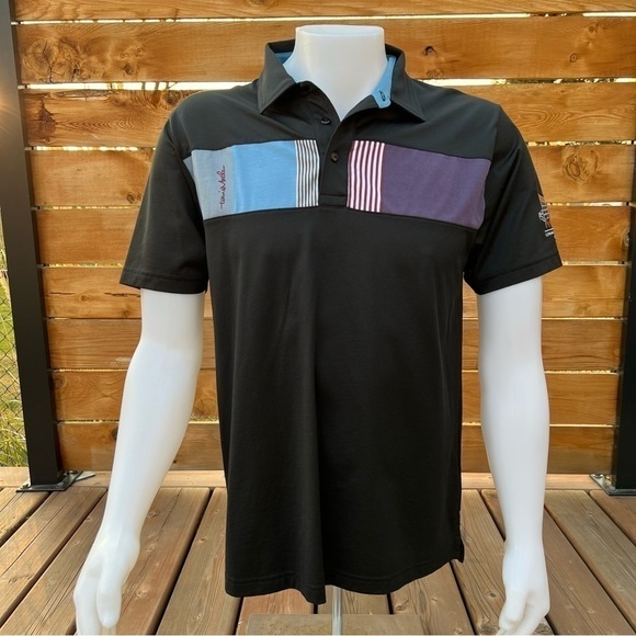 Travis Mathew Short Sleeved Golf Polo Shirt - Picture 9 of 12